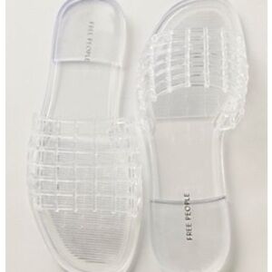Free People so jelly grid Slide Sandals